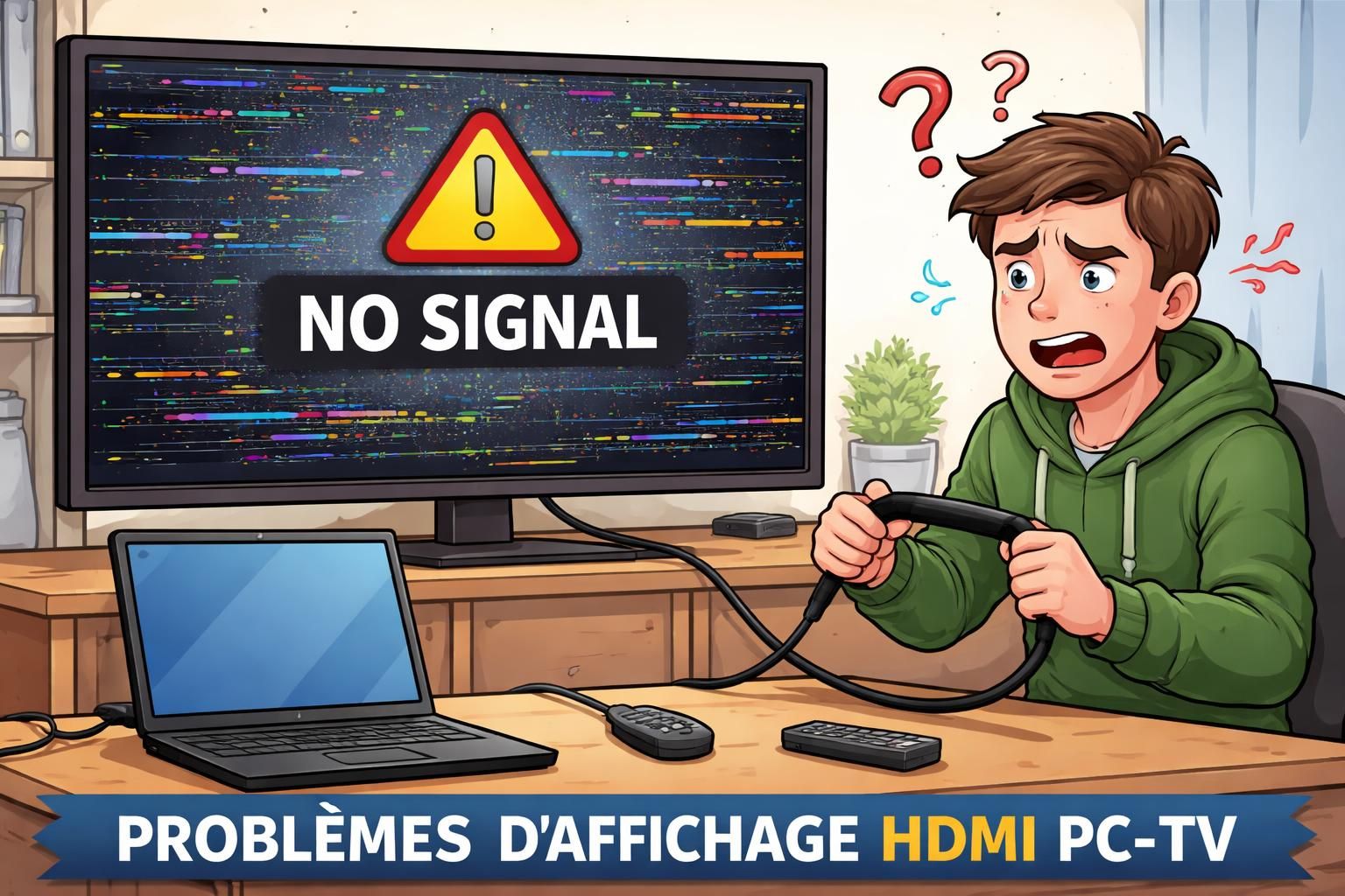 découvrez comment résoudre les problèmes d'affichage de votre pc sur une tv via hdmi avec des solutions simples et efficaces.