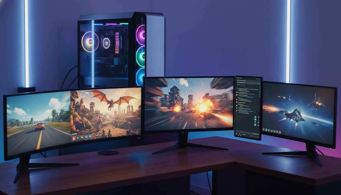 découvrez notre sélection des meilleurs écrans compatibles avec une tour gaming pour une expérience de jeu optimale, alliant performance, qualité d'image et réactivité.