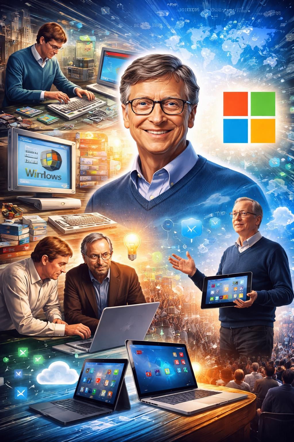 découvrez l'incroyable parcours de bill gates, le visionnaire créateur de microsoft, de ses débuts prometteurs à son impact mondial dans la technologie et la philanthropie.