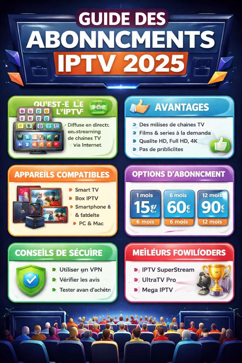 découvrez notre guide 2025 pour choisir le meilleur abonnement iptv. comparez les offres, fonctionnalités et tarifs pour profiter d'une expérience tv optimale.