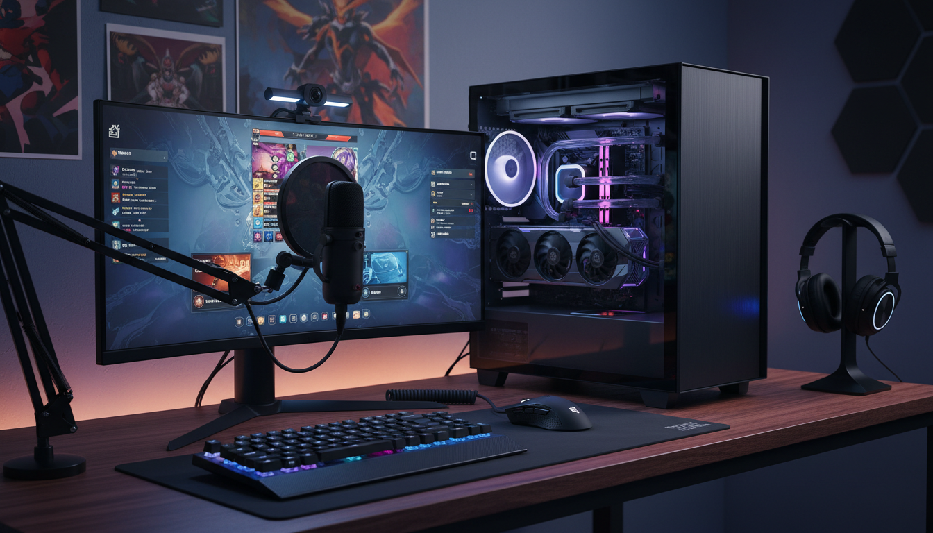 découvrez comment choisir la tour gamer idéale pour streamer avec les équipements essentiels pour une expérience fluide et performante.