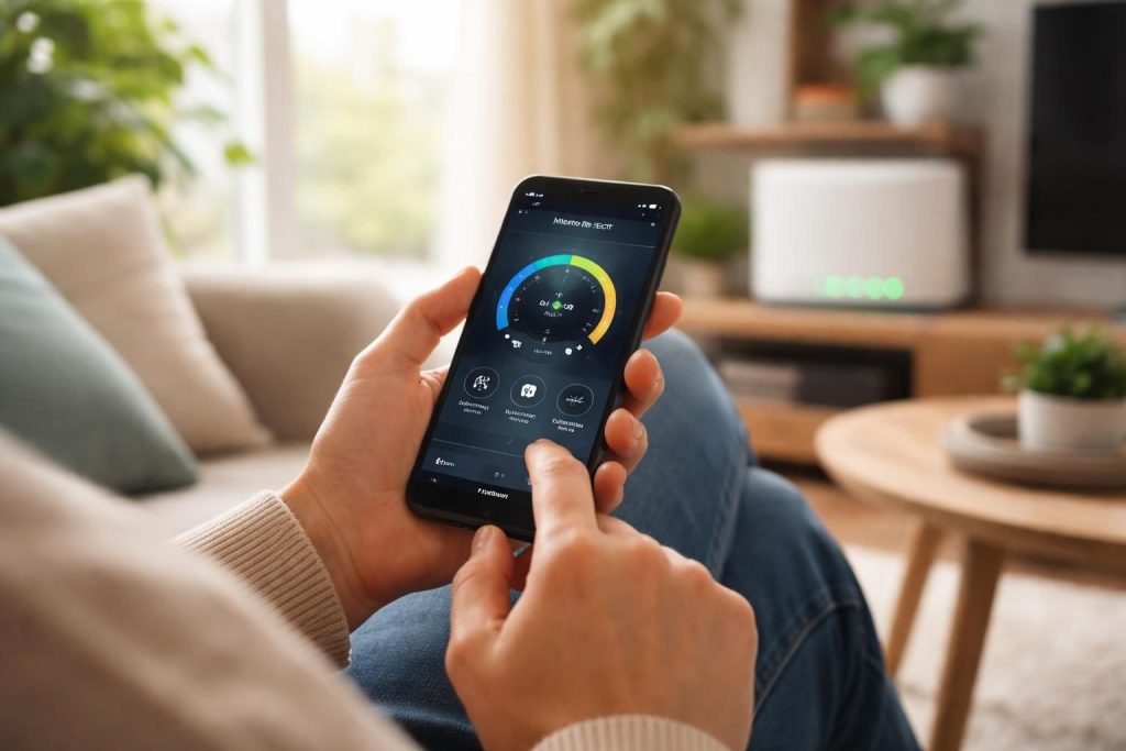 nperf fibre : l'application idéale pour tester la qualité et la vitesse de votre connexion internet fibre rapidement et précisément.